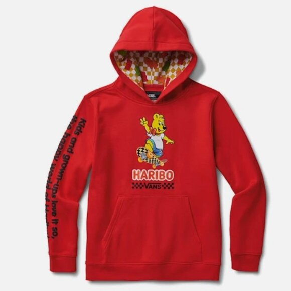 Vans x HARIBO Big Kids' Pullover Hoodie (Red) - Picture 1 of 4